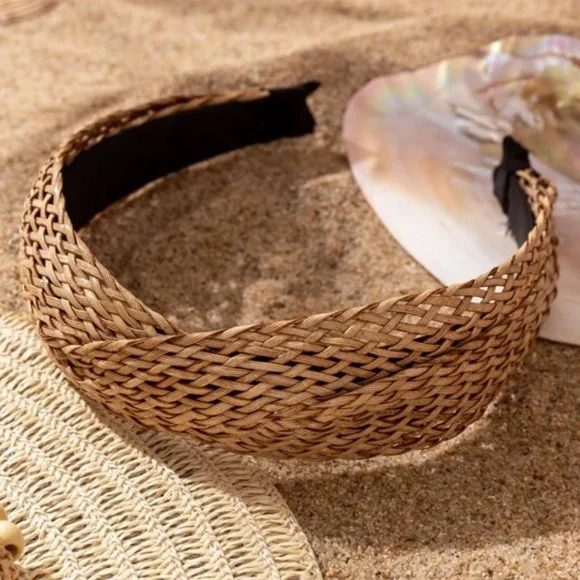 Boho Braided Minimalist Headband - Picture 4 of 6